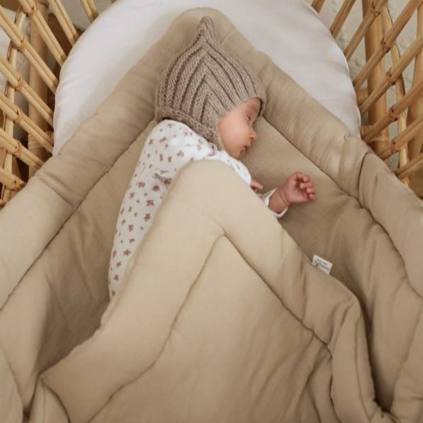 baby wrapper beige