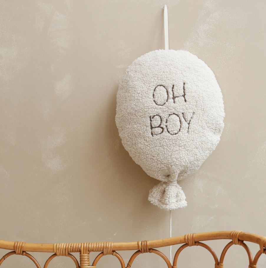Ballon - Oh Boy | Wanddecoratie Uniek & Origineel