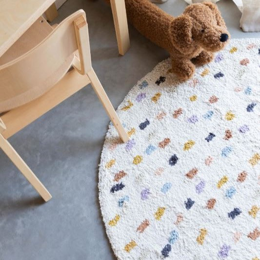 Vloerkleed: Cato (rond Ø110 cm)