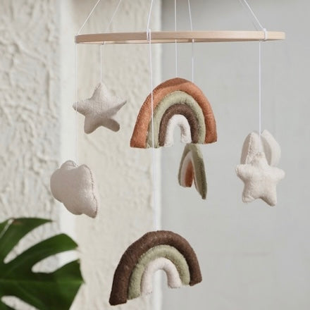 Babymobile: Regenbogen