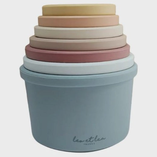 Badspeelgoed: stapelbekers